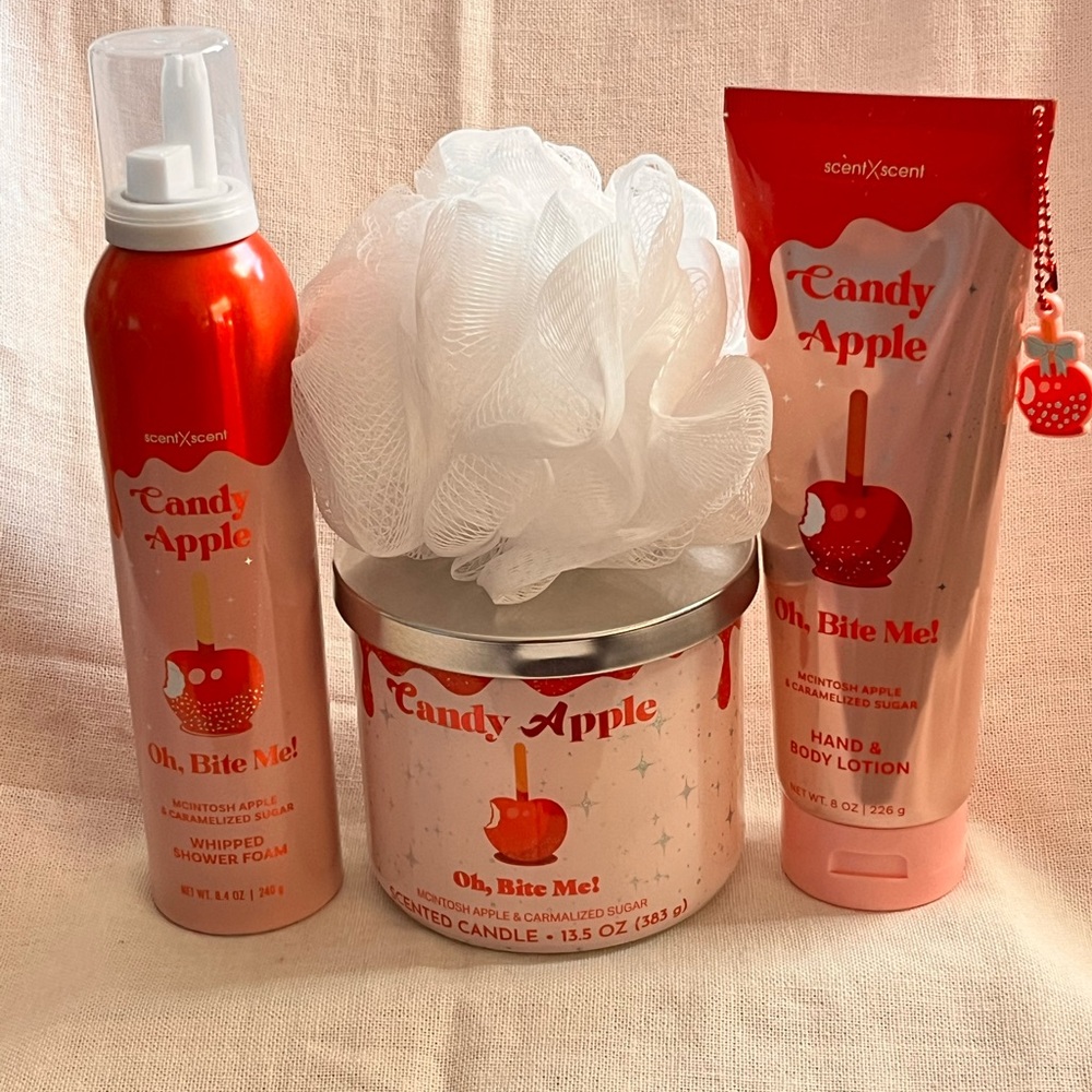 ScentXScent Candy Apple Bath & Body Bundle